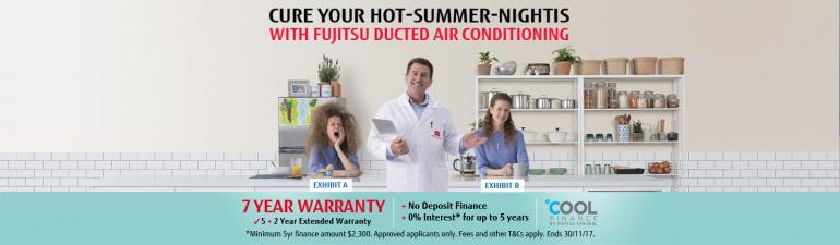 End your suffering this summer with Fujitsu ducted air conditioning - 1