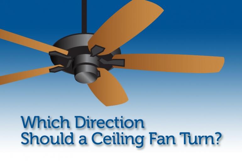 Which Direction Should a Ceiling Fan Turn?