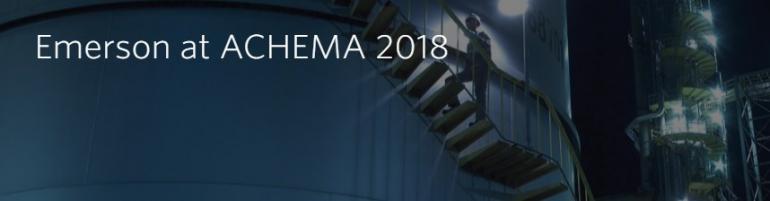 Emerson at ACHEMA 2018