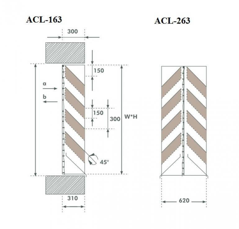 Acoustic louver ACL-063 GMC AIR - 1