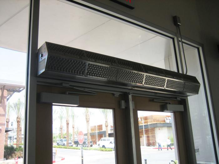 Electric air curtain Commercial Low Profile 8 Berner