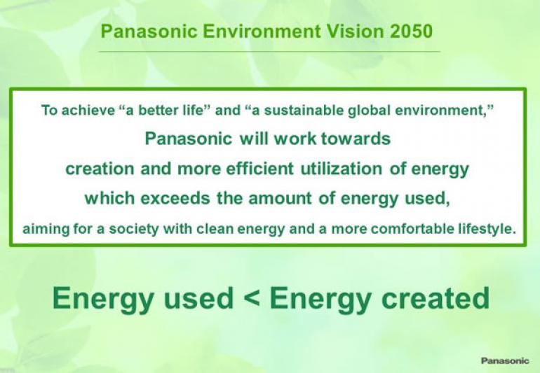 Panasonic Environment Vision 2050 - 1
