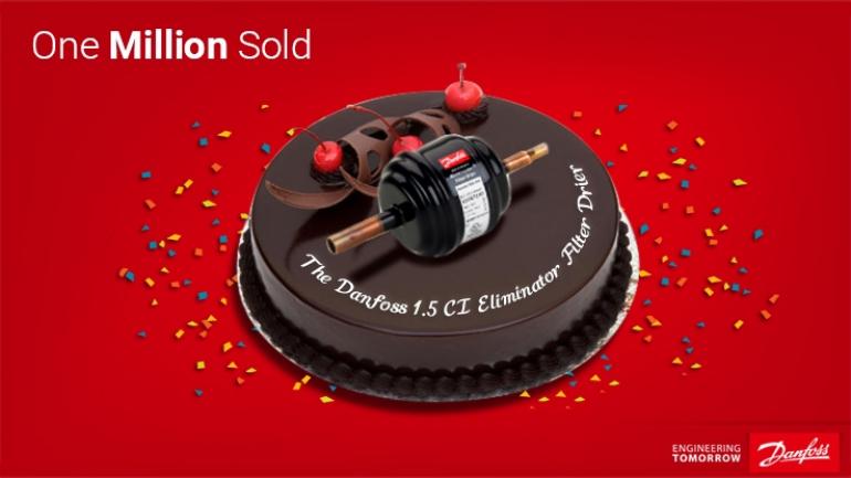 Danfoss Celebrates One Million ELIMINATOR® 1.5 CI Filter Driers Sold