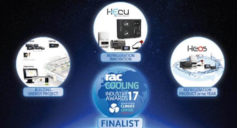 CAREL short-listed in three categories at the RAC Cooling Awards