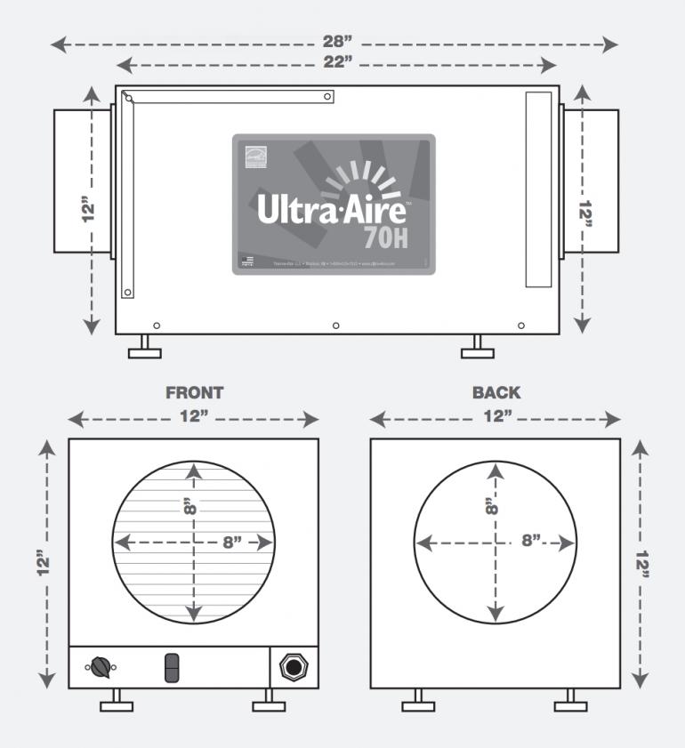 Dehumidifier 70H Ultra-Aire - 1