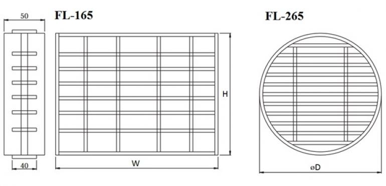 Fire louver FL-065 GMC AIR - 1