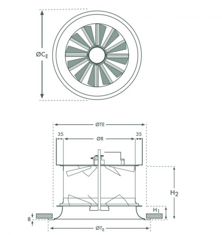 High exposure diffuser HED-027 GMC AIR - 1