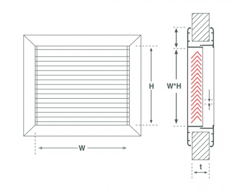 Transfer grille TRG-007 GMC AIR - 1