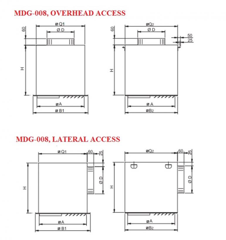 Multi-directional grille MDG-008 GMC AIR - 1