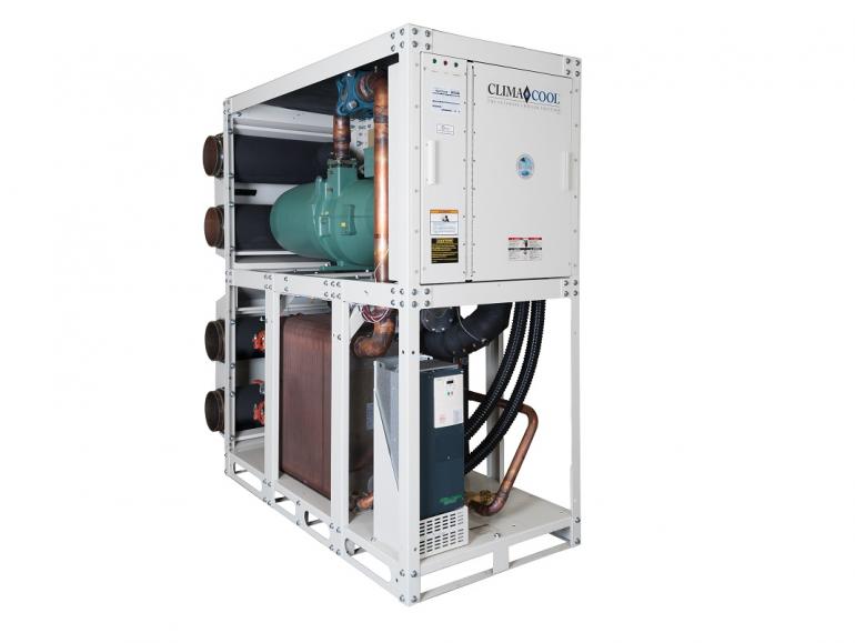 Modular water cooled chiller UGW Climacool AeroVentic